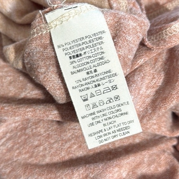 Free People We The Free Cloud Nine Sunset Haze Blush Pullover Top XS - Picture 12 of 14